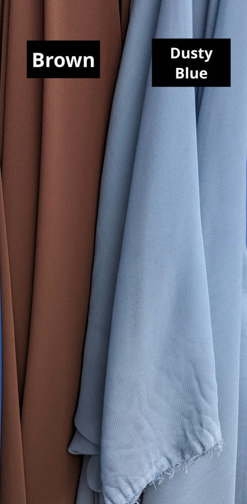 Sheer Chiffon Polyester Fabric - Multiple Colors, 58/59" Width (1 Roll/100 Yards)