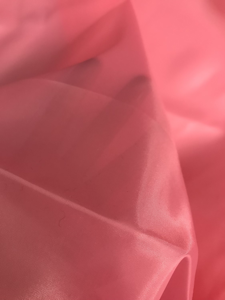 Coral Polyester Lining Fabric - Coral Solid, 58-59" Width (1 Yard)