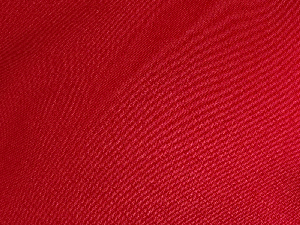 Poly Poplin Solid Polyester Fabric - Red, 58/59" Width (1 Yard)