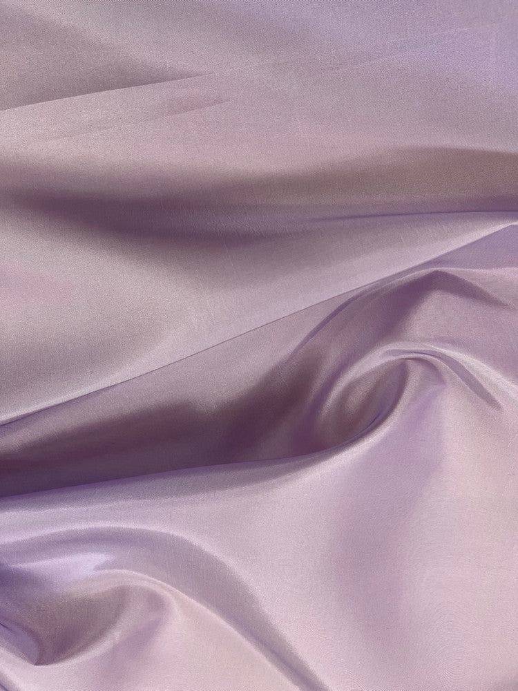 Pale Lavender 100 Percent Polyester Taffeta Fabric - Solid Pale Lavender, 58/59" Width (1 Yard)