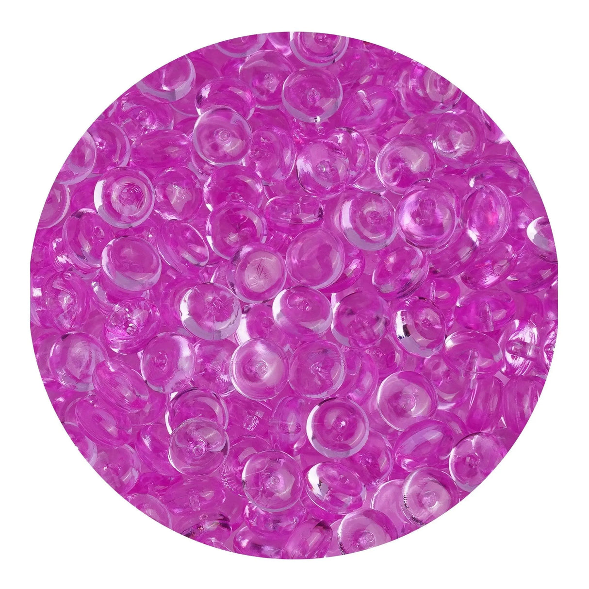 Fish Bowl Beads - Bright Purple (8 oz Bag - 7mm)