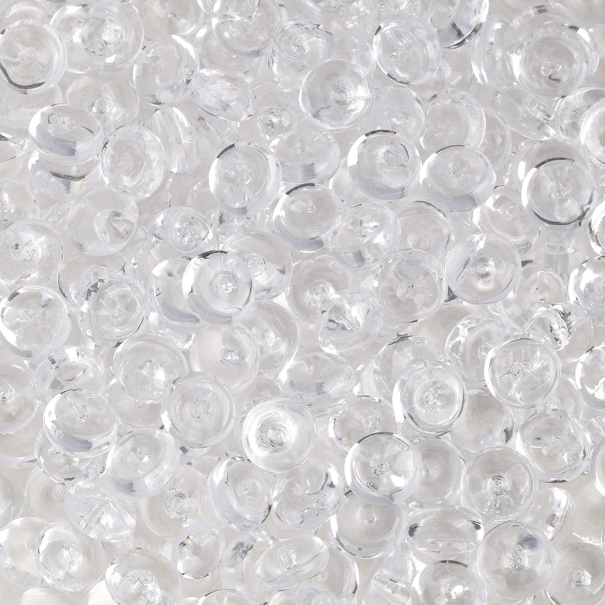 Fish Bowl Beads - Clear (8 oz Bag - 7mm)