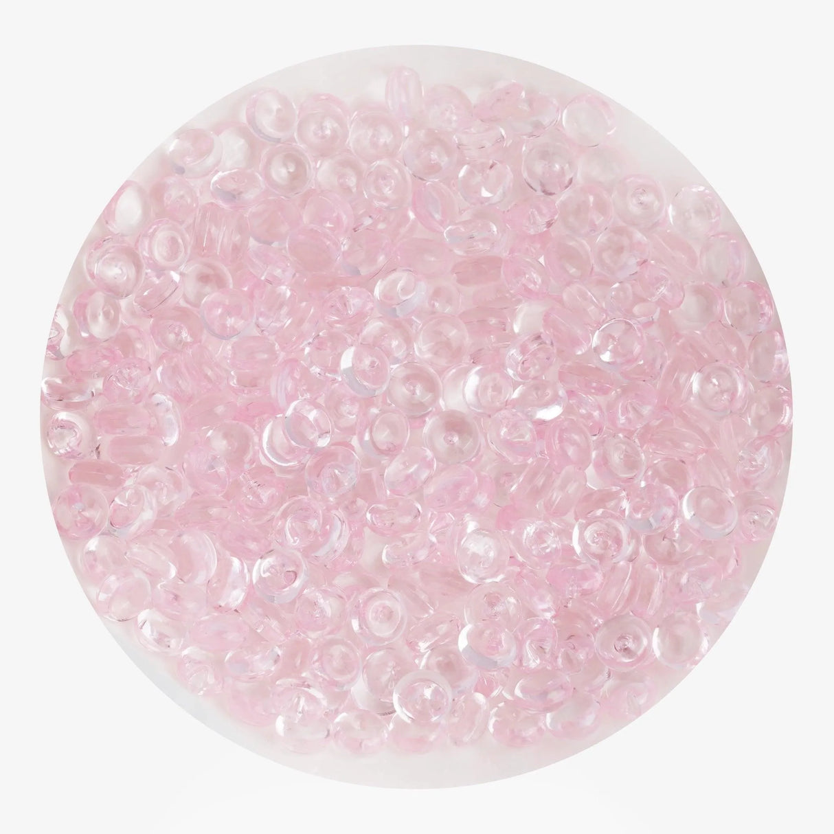 Fish Bowl Beads - Light Pink (8 oz Bag - 7mm)