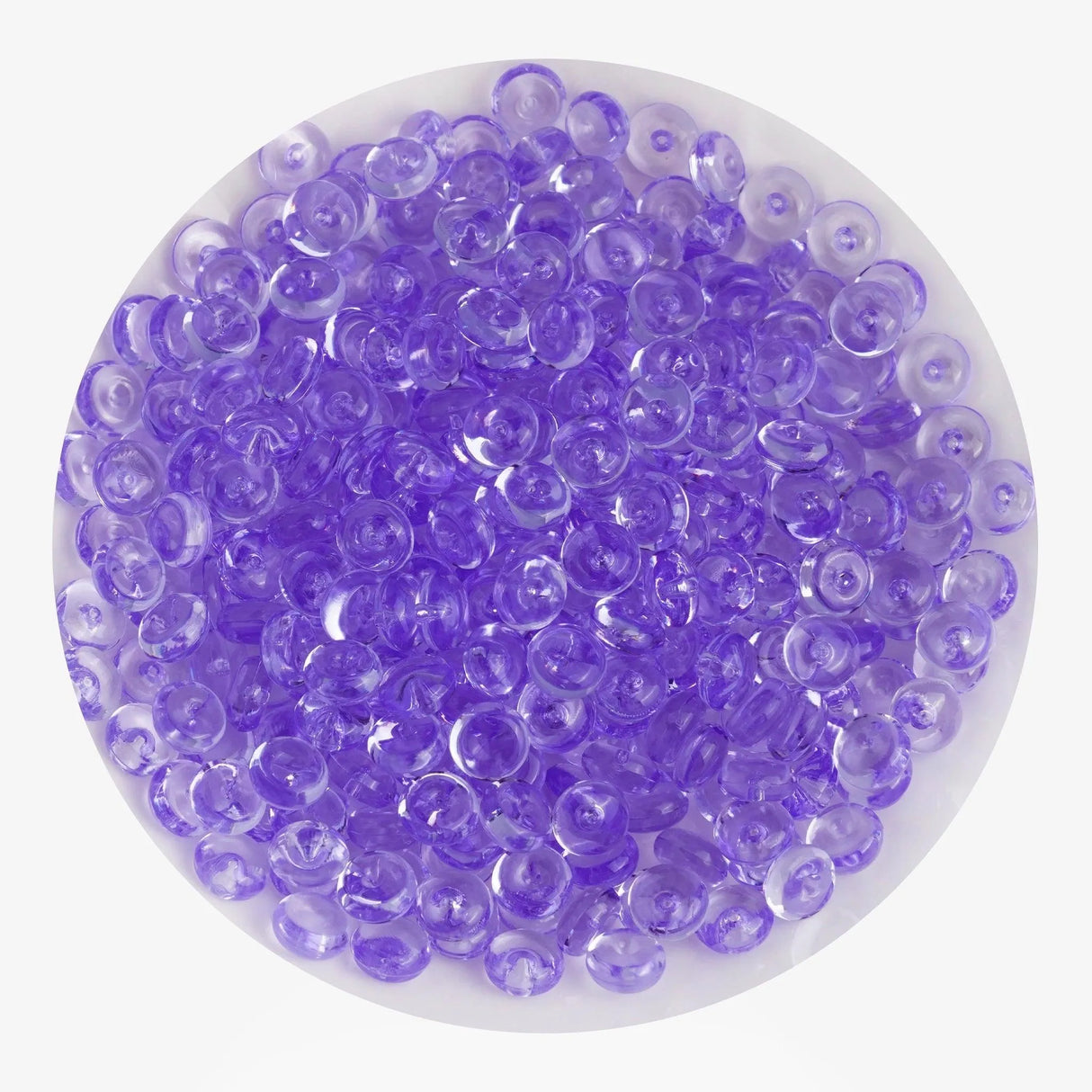 Fish Bowl Beads - Light Purple (8 oz Bag - 7mm)