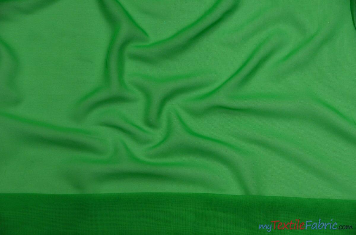 Polyester Chiffon Fabric - Super Soft, Flowy, Sheer, 58/60" Width, 100% Polyester (By The Continuous Yards & Bolts)