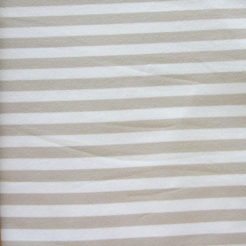 Bamboo Cotton Lycra Stripe Knit Fabric