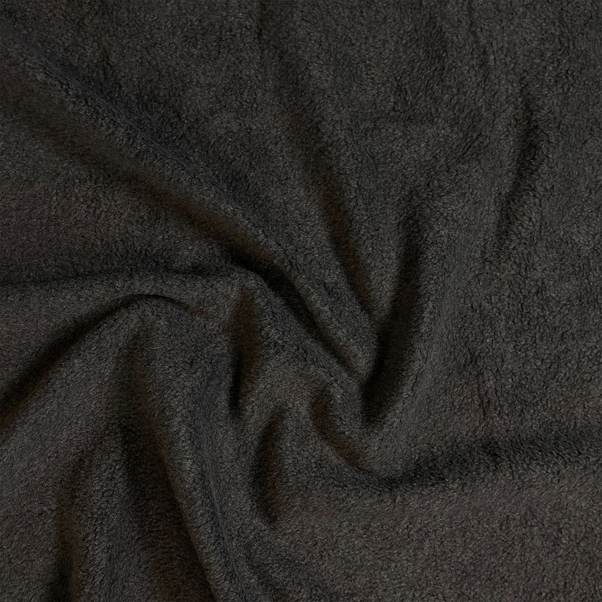 Polar Fleece Fabric by the Yard Charcoal 60" 280 GSM