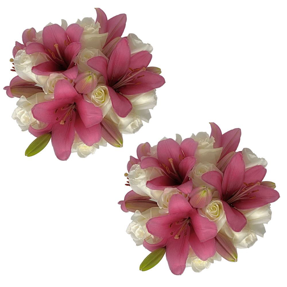 Luxury Rose & Lily Fresh Flower Bouquet for Gifts & Events