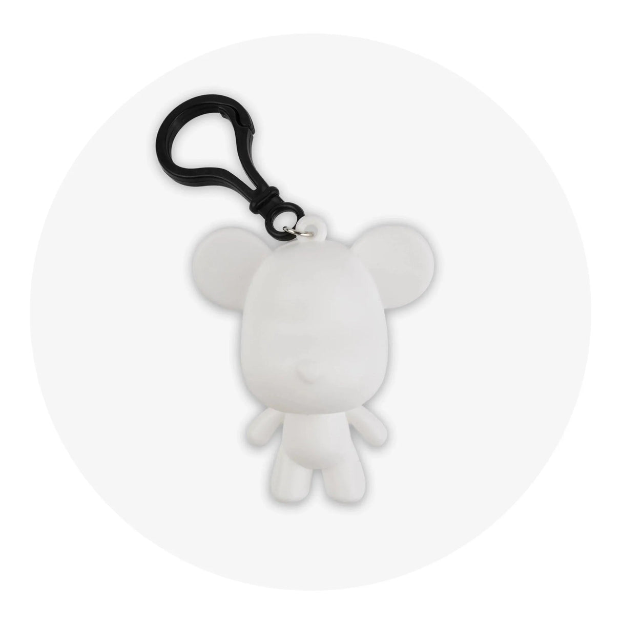 Fluid Pour Paint Key Chain 2.5" - Little Bear