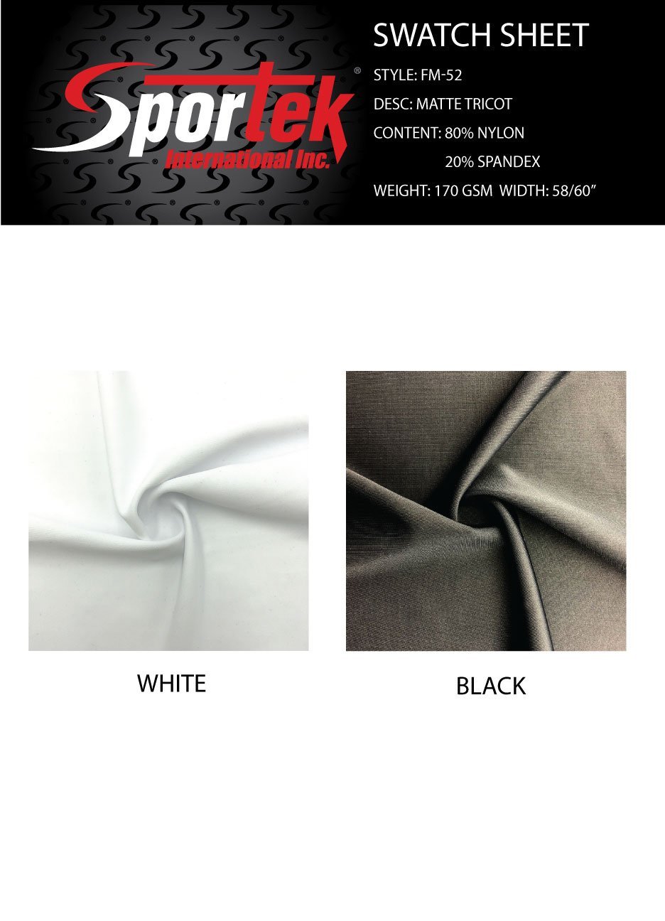 Nylon Spandex Tricot Compression Fabric