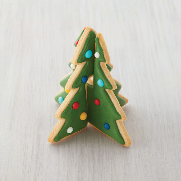 Wilton Metal 3-D Christmas Tree Cookie Cutter Set – 2 Piece