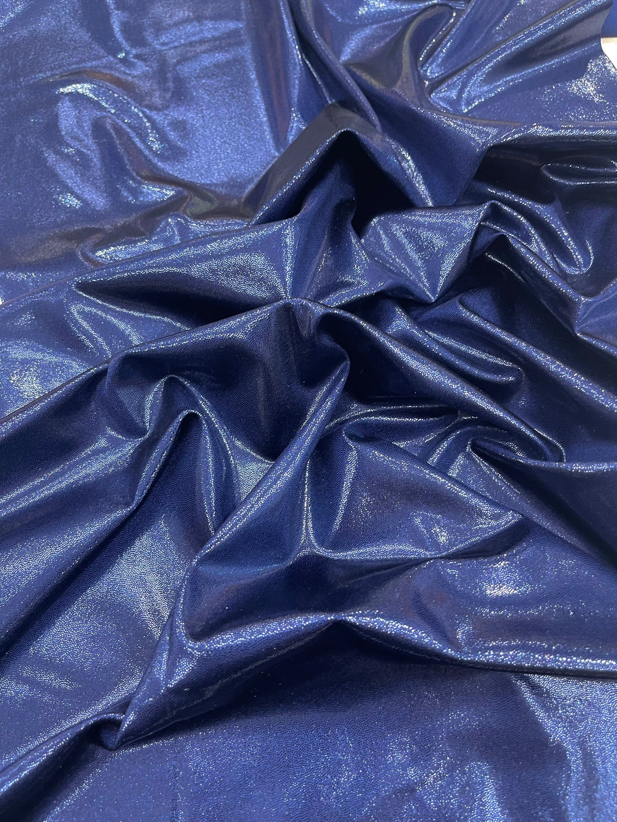 Foggy All Over Foil Metallic Nylon Spandex Fabric - Shimmering Foil, 58" Width (1 Yard)