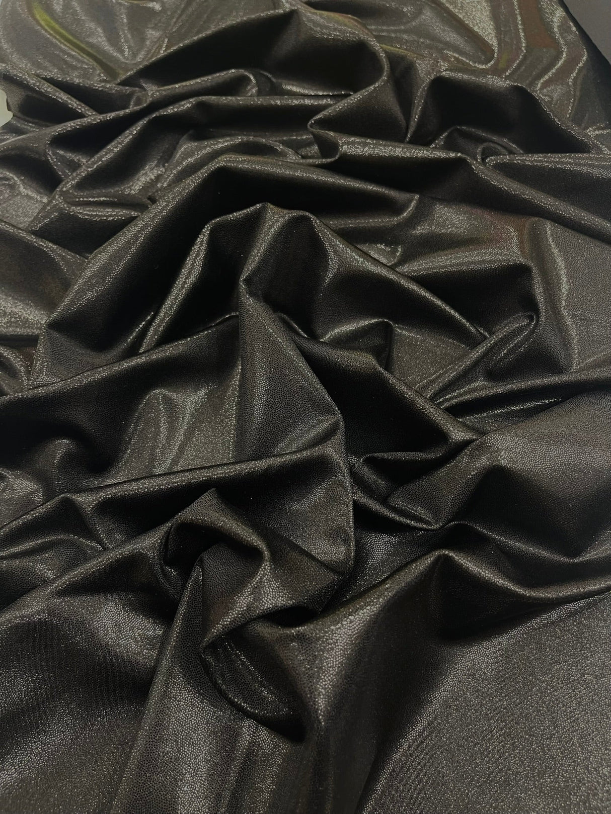 Foggy All Over Foil Metallic Nylon Spandex Fabric - Shimmering Foil, 58" Width (1 Yard)