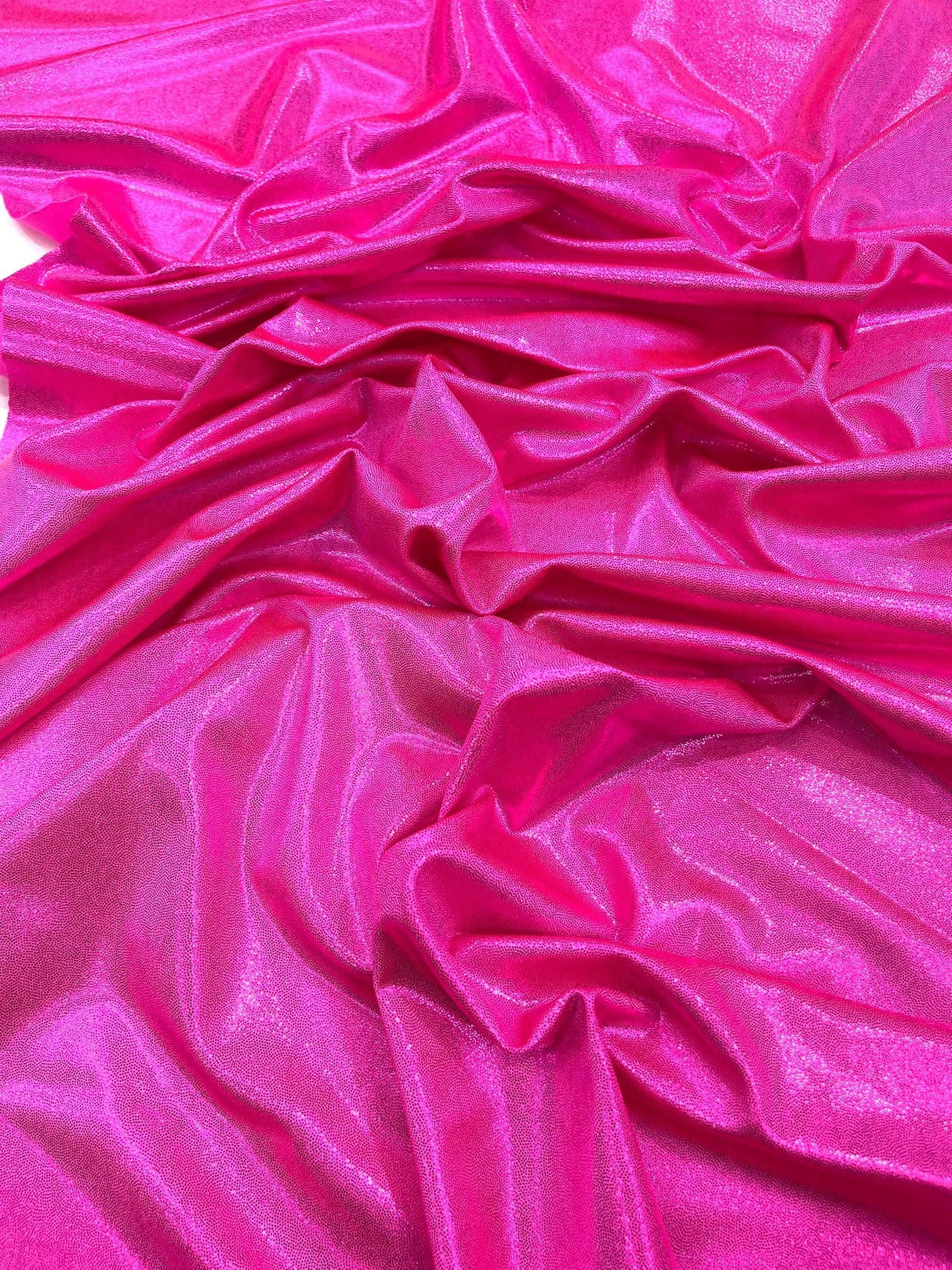 Foggy All Over Foil Metallic Nylon Spandex Fabric - Shimmering Foil, 58" Width (1 Yard)