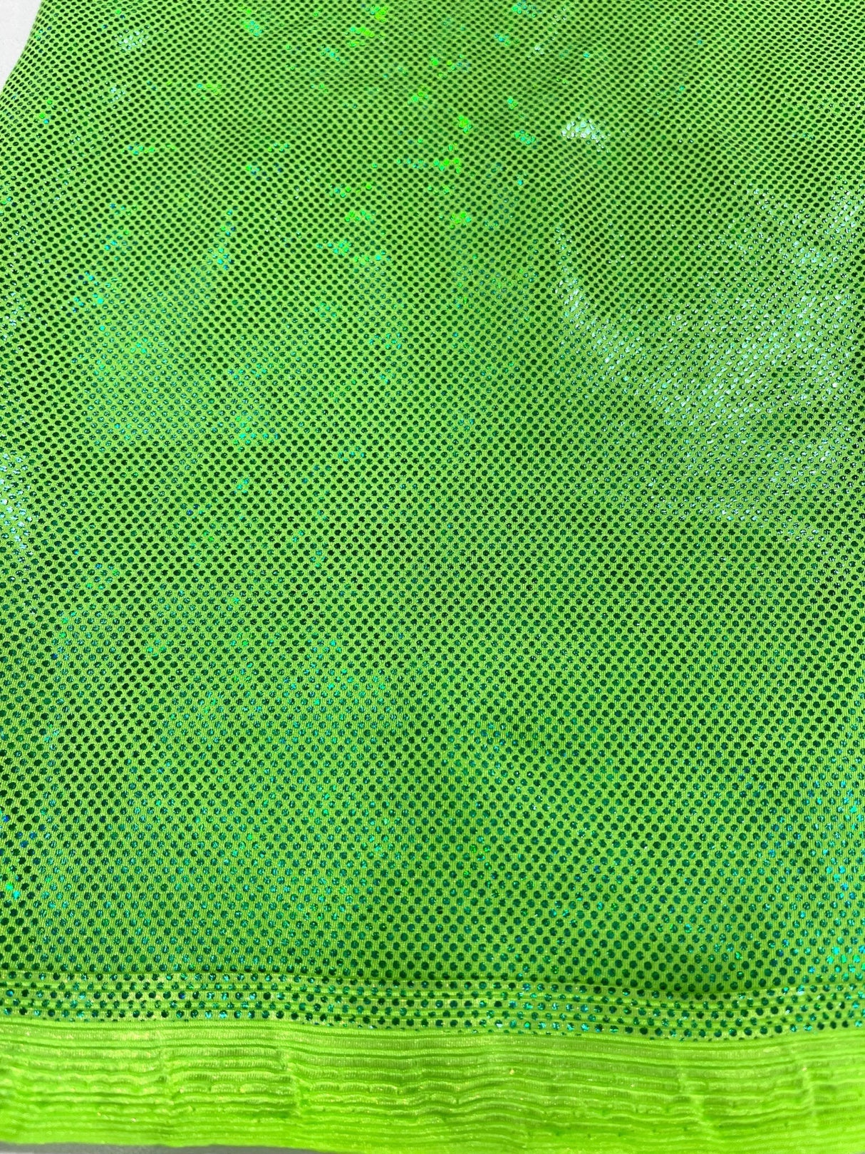 Shattered Glass Foil Spandex Fabric - Reflective Shattered Glass Print, 58" Width (1 Yard)