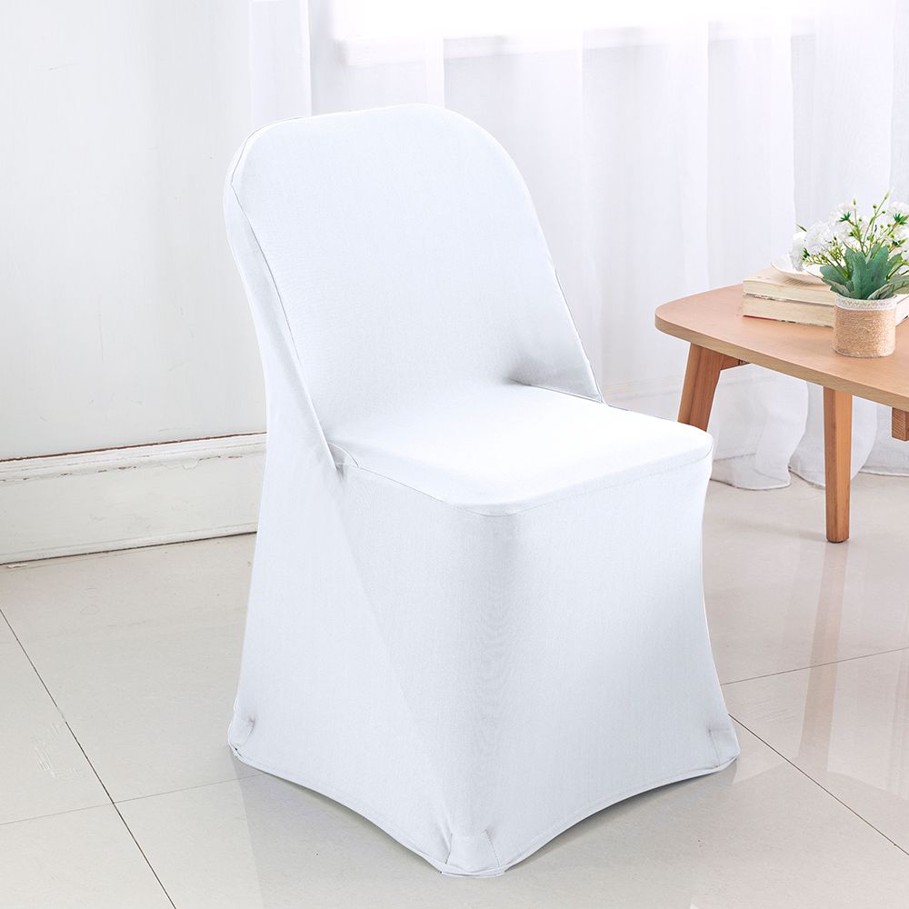 Spandex Folding Chair Cover White