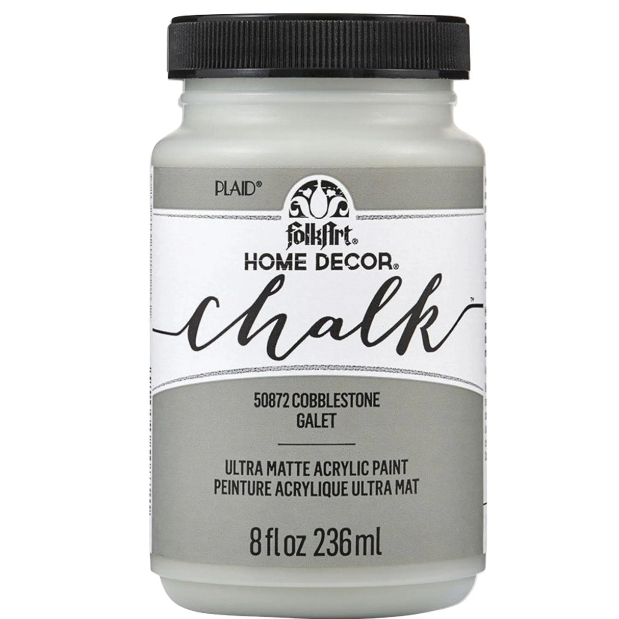 FolkArt Chalk Acrylic Paint - Cobblestone (8 oz Bottle)