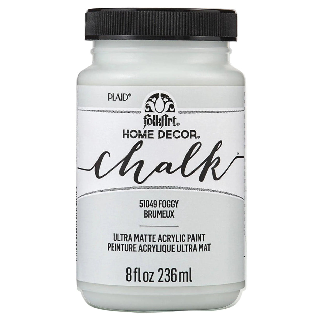 FolkArt Chalk Acrylic Paint - Foggy (8 oz Bottle)