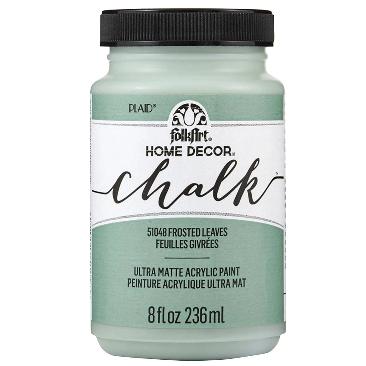 FolkArt Chalk Acrylic Paint - Frosted Leaves (8 oz Bottle)