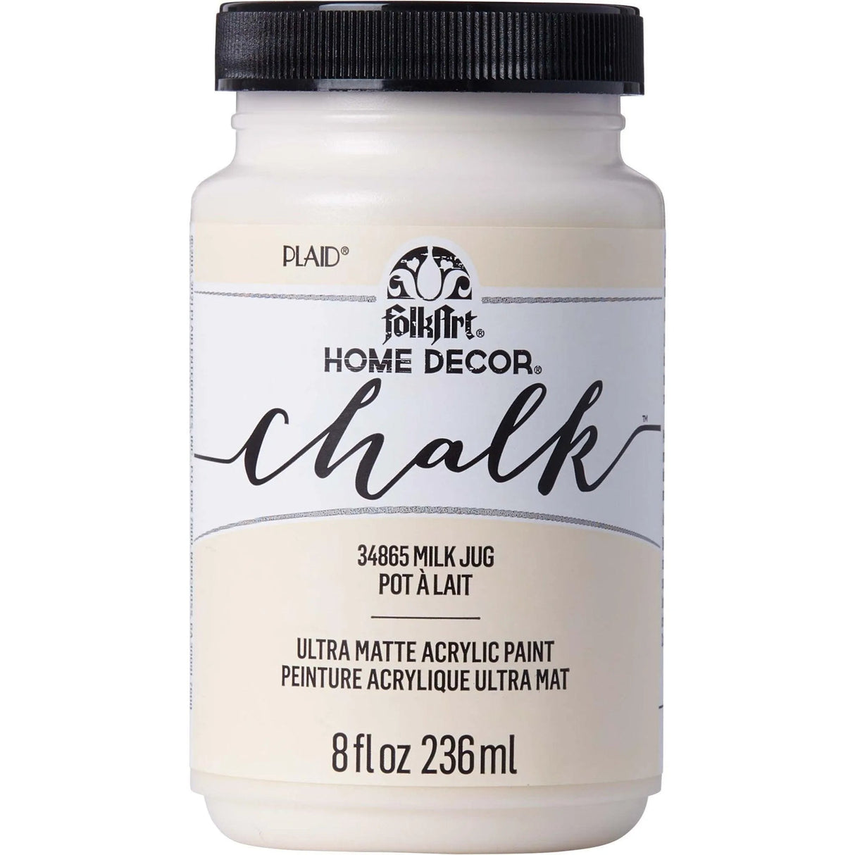 FolkArt Chalk Acrylic Paint - Milk Jug (8 oz Bottle)