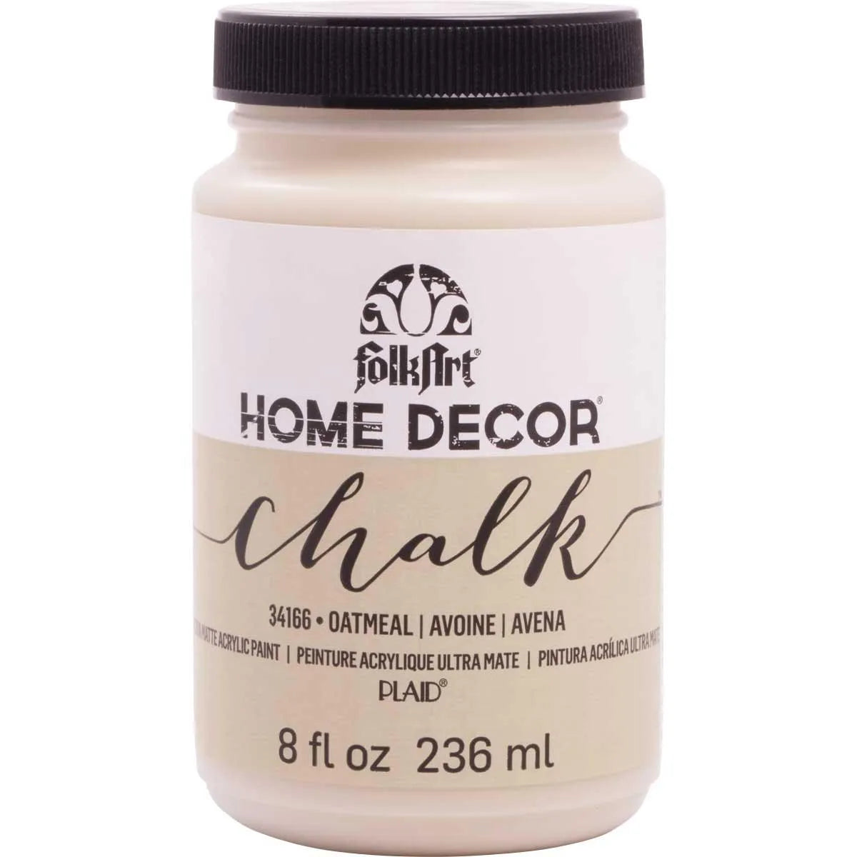 FolkArt Chalk Acrylic Paint - Oatmeal (8 oz Bottle)