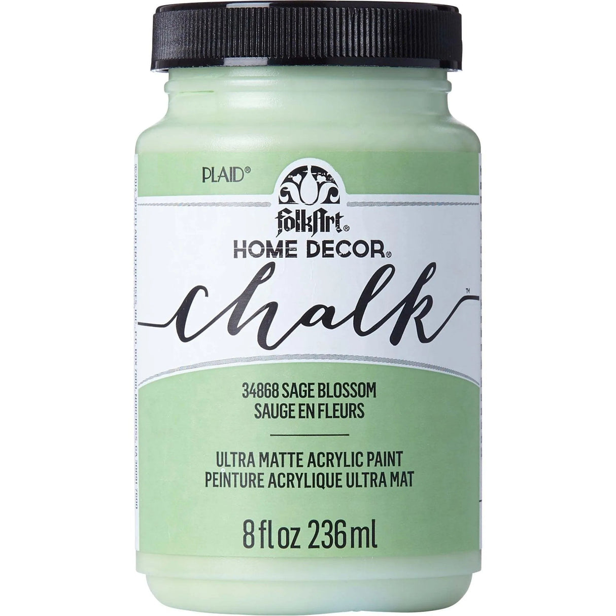 FolkArt Chalk Acrylic Paint - Sage Blossom (8 oz Bottle)