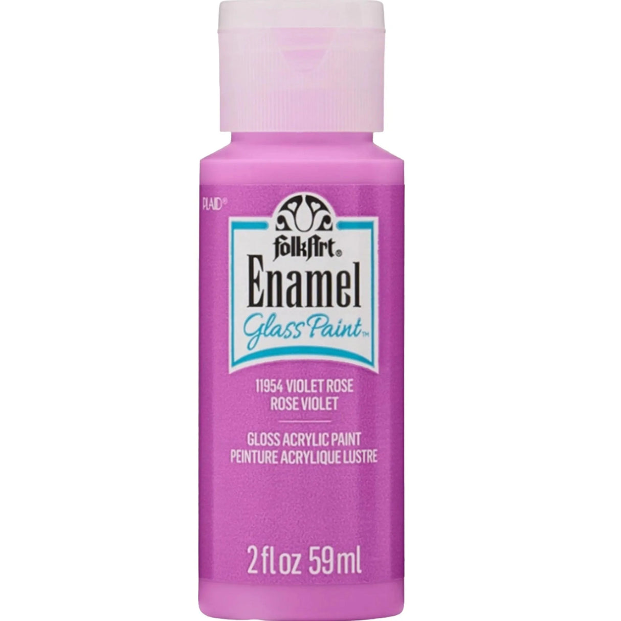 FolkArt Enamel Paint - Violet Rose (2 oz Bottle)