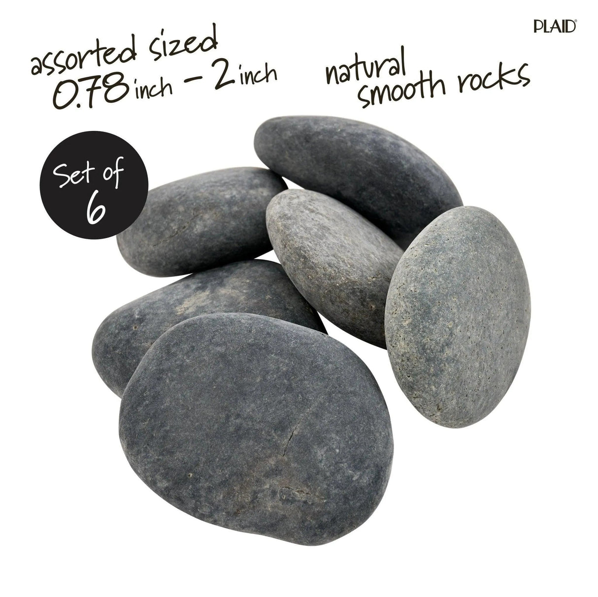 FolkArt Rocks (6 Rocks 1-2")
