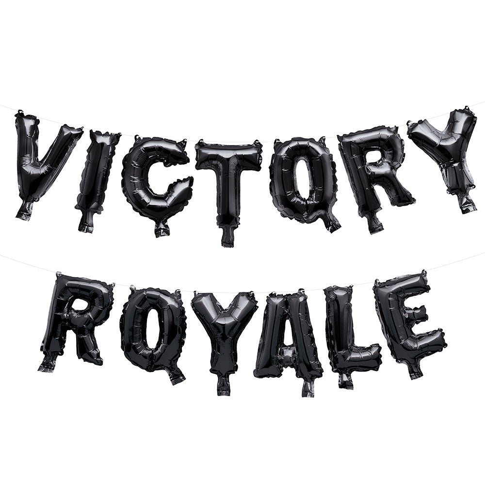 Foil Balloon Banner Fortnite Victory Royale