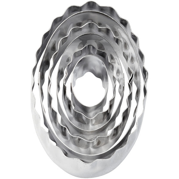 Wilton Nesting Oval Egg Fondant Cutters, 6-Count