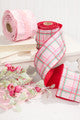 4 Inch x 5 Yard Pink Embellished Center Ribbon