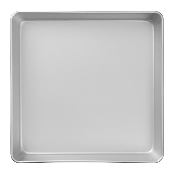 Wilton Performance Pans Aluminum Square Cake and Brownie Pan, 12-Inch 12x12x2"