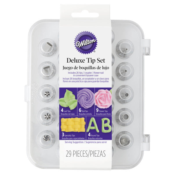 Wilton Deluxe Decorating Tip Set, 29-Piece