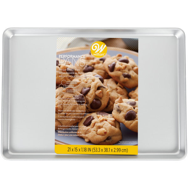 Wilton Performance Pans Aluminum Mega Baking Sheet – 21 x 15 Inch