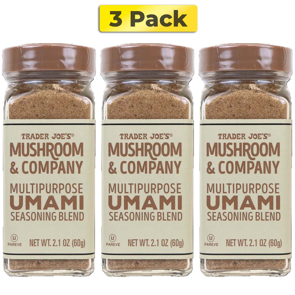 Trader Joe's Mushroom and Company Multipurpose Umami Seasoning Blend, 2.1 Ounces,