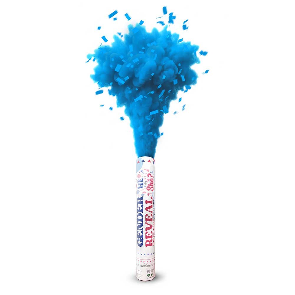 Confetti Cannon Gender Reveal Blue Boy