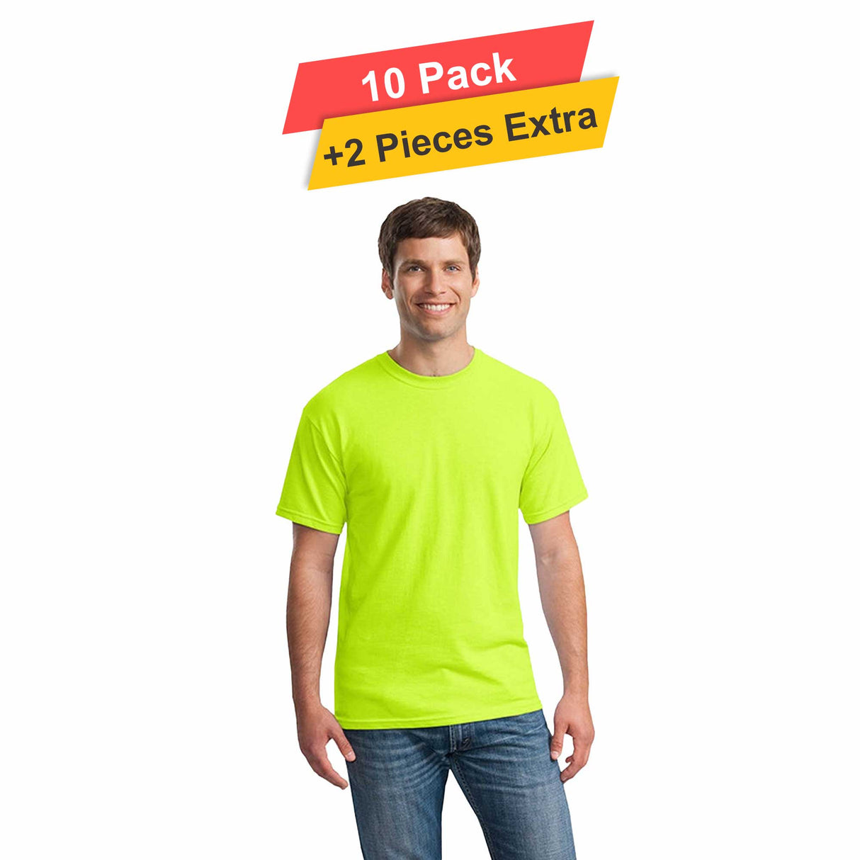 S/S Crew Neck - 10 pack - 100% polyester