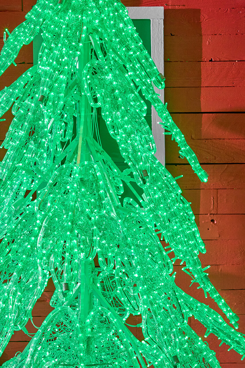 7.5' Giant Green Twinkling Tree