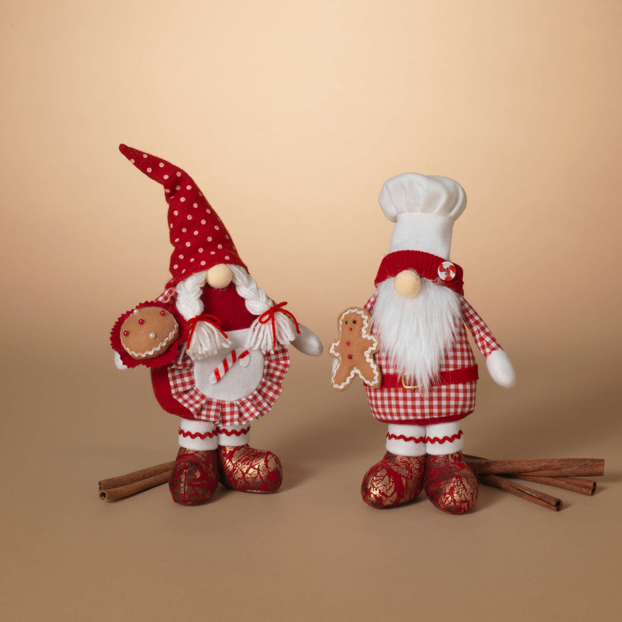 13 Inch Fabric Holiday Chef Gnome