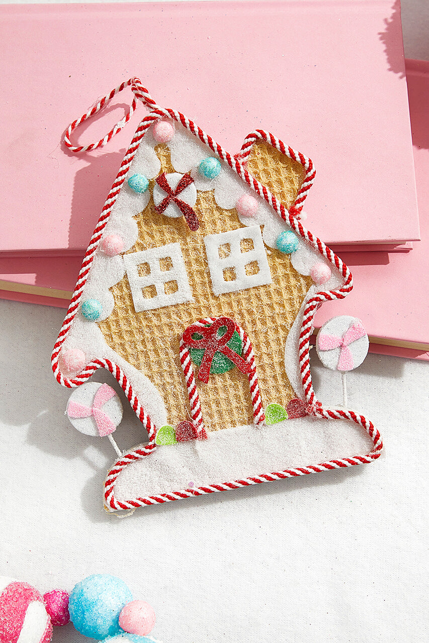 7.5" Candy House Ornament