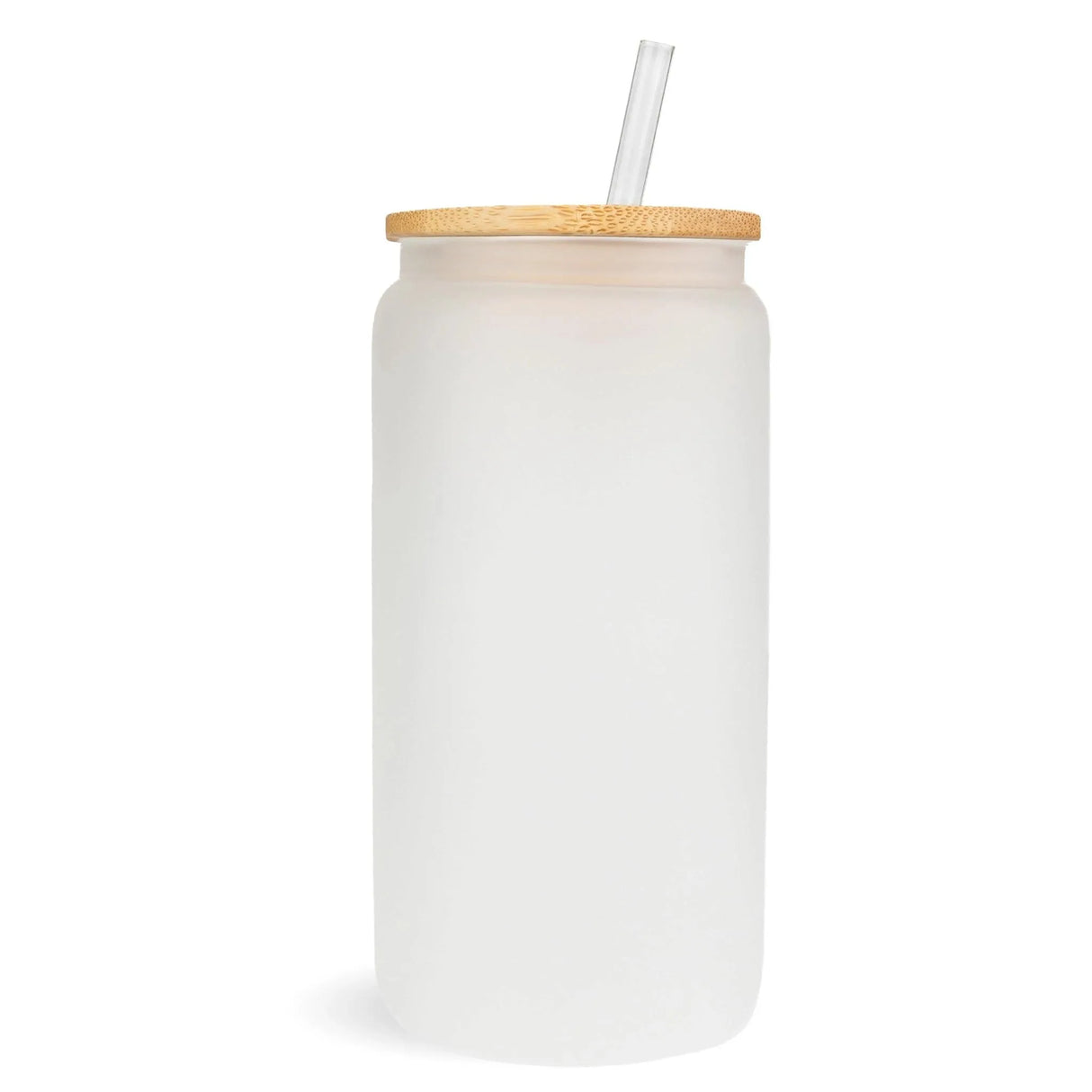 16 oz Glass Can Single Wall - Frosted