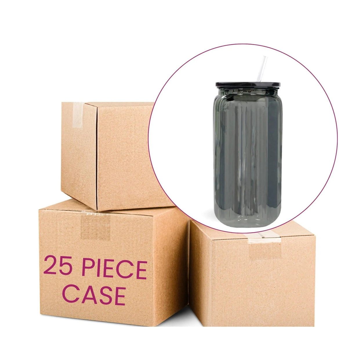 16 oz Glass Can Single Wall - Mirrored