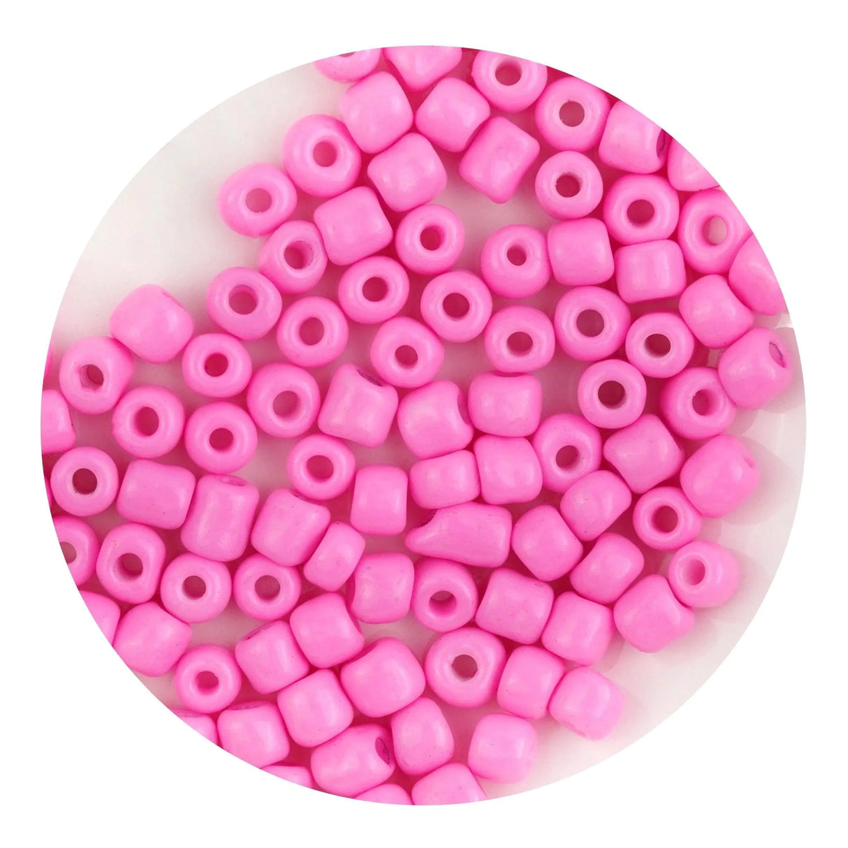 Glass Seed String Beads - Pink (500 Beads - 2mm)