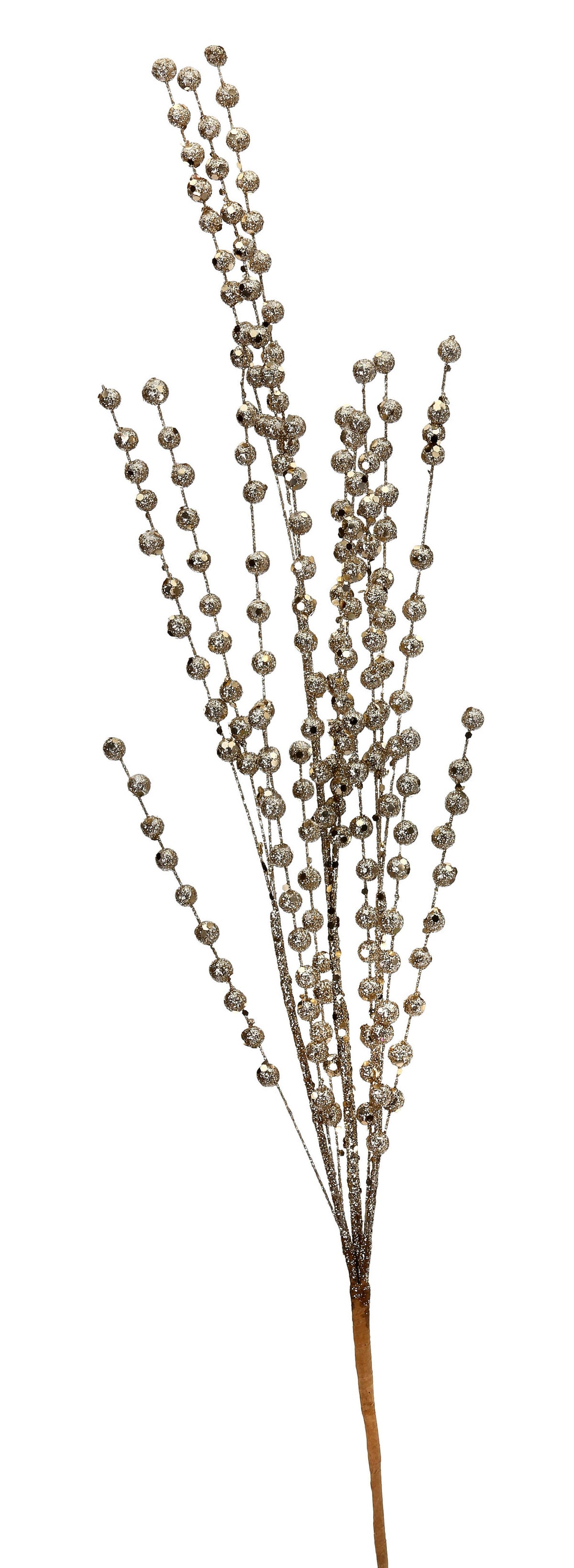 33” Champagne Glitter Ball Spray