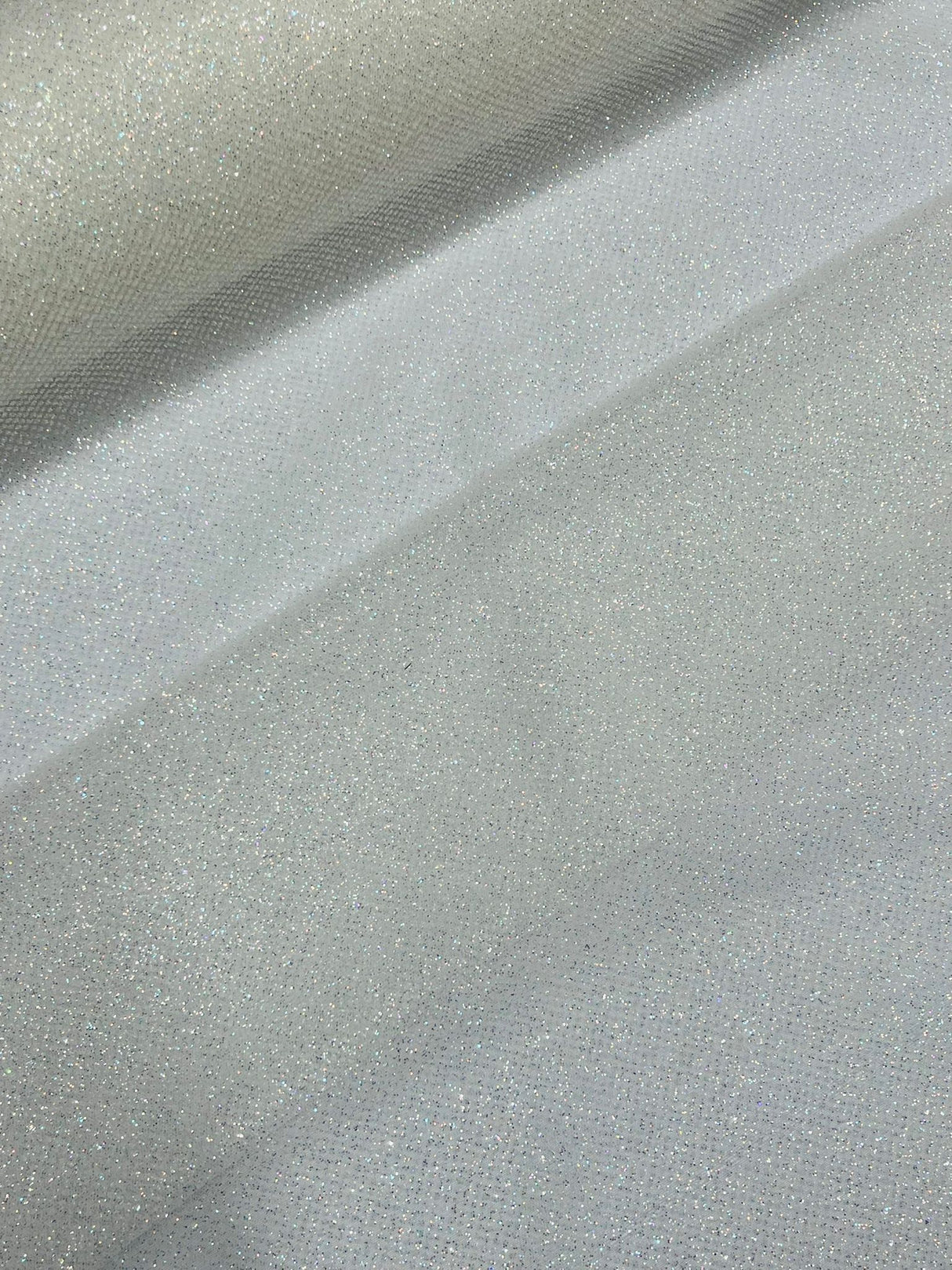 Glitter Tulle Mesh Fabric - Sparkle Shimmer, 58" Width (1 Yard)
