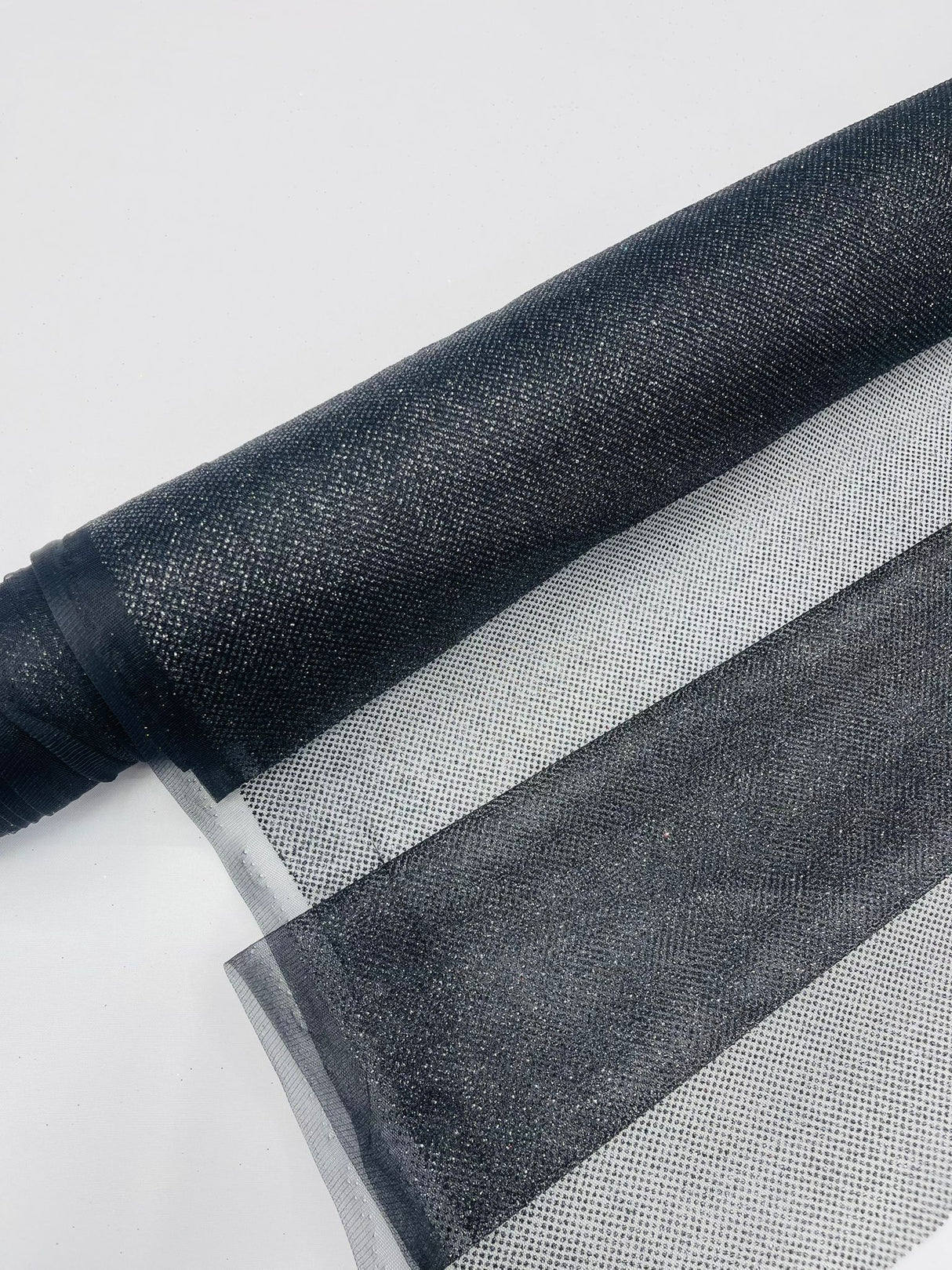 Glitter Tulle Mesh Fabric - Sparkle Shimmer, 58" Width (1 Yard)