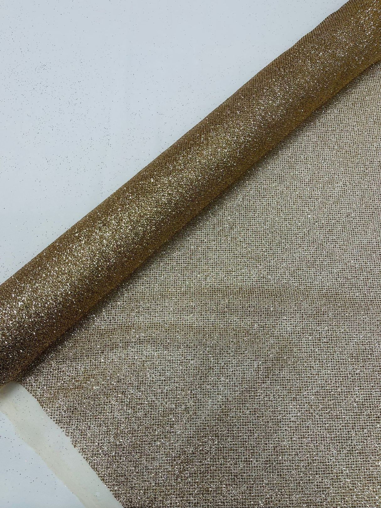 Glitter Tulle Mesh Fabric - Sparkle Shimmer, 58" Width (1 Yard)