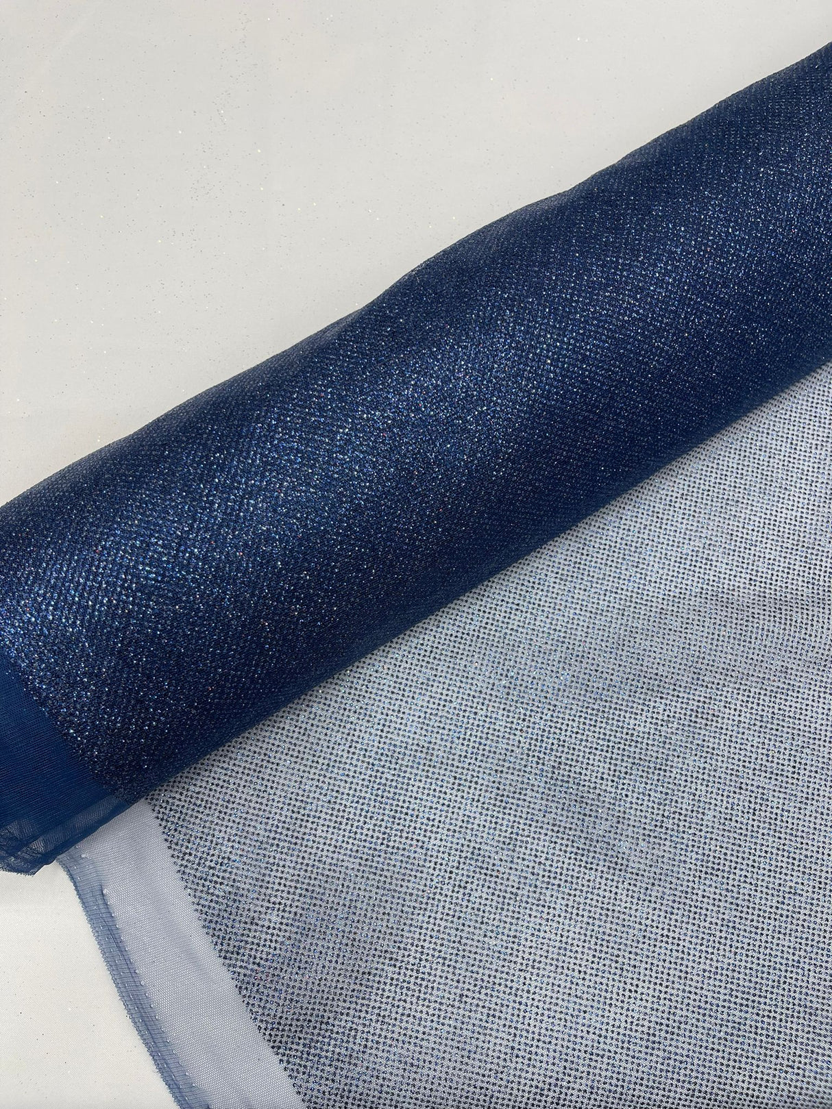 Glitter Tulle Mesh Fabric - Sparkle Shimmer, 58" Width (1 Yard)