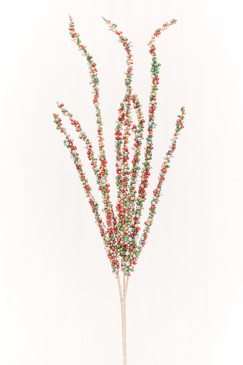 40" Glitter Berry Branch