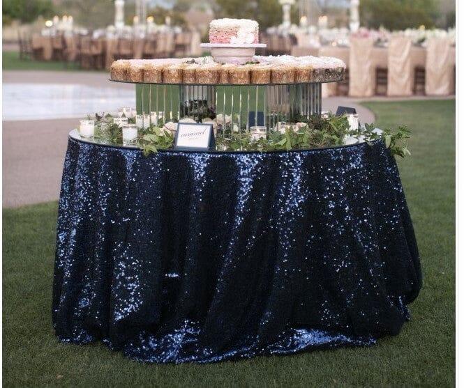 Glitz Mesh Sequins Polyester Fabric - 3Mm Glitter Sequins, 52" Width, Multiple Colors (1 Yard)
